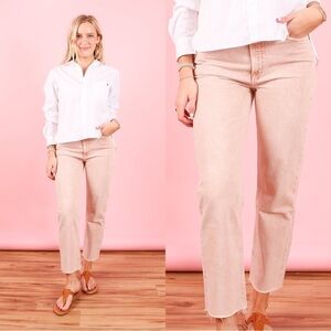 Citizen of Humanity Women’s Daphne Crop High Rise Straight Leg Jeans Rosewat 26